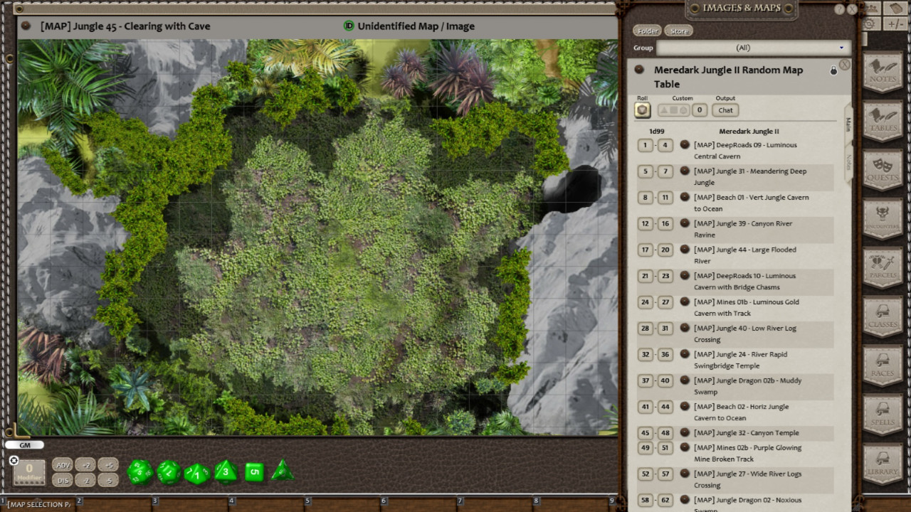 Fantasy Grounds - Meanders Map Pack: Meredark Jungle II (Map Pack) screenshot 4