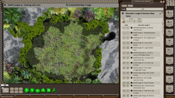 Fantasy Grounds - Meanders Map Pack: Meredark Jungle II (Map Pack)