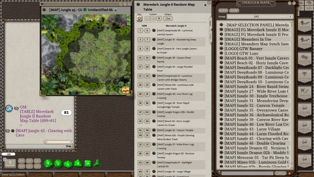 Fantasy Grounds - Meanders Map Pack: Meredark Jungle II (Map Pack) screenshot 3