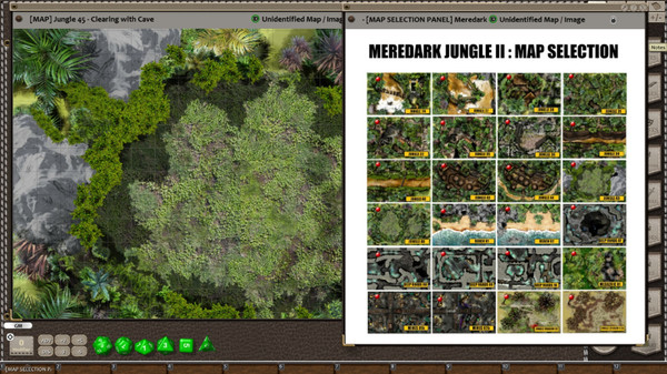 Fantasy Grounds - Meanders Map Pack: Meredark Jungle II (Map Pack)
