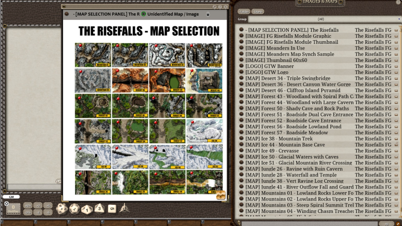 Fantasy Grounds - Meanders Map Pack: The Risefalls (Map Pack) screenshot 3