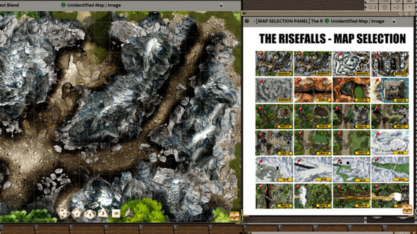 Fantasy Grounds - Meanders Map Pack: The Risefalls (Map Pack)