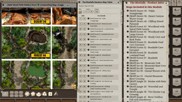 Fantasy Grounds - Meanders Map Pack: The Risefalls (Map Pack)