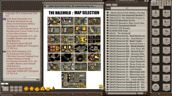 Fantasy Grounds - Meanders Map Pack: The Halehold (Map Pack)