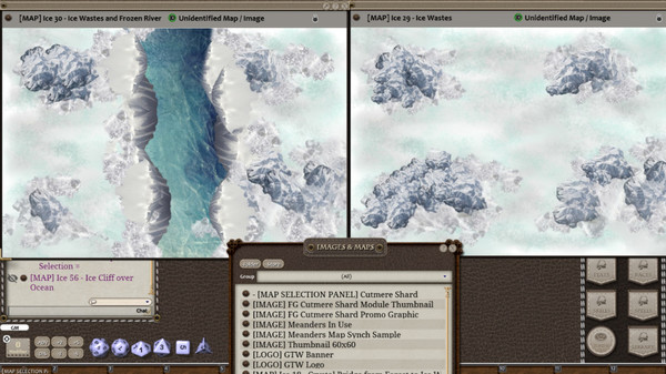 Fantasy Grounds - Meanders Map Pack: Cutmere Shard (Map Pack)