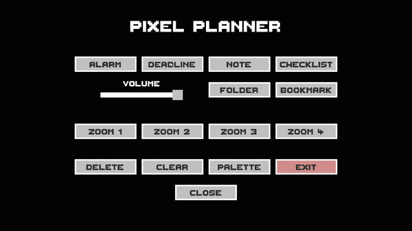 Screenshot z Pixel Planner Screenshot z Pixel Planner
