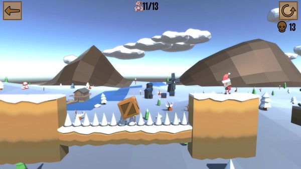 Screenshot z Santa in search of toys