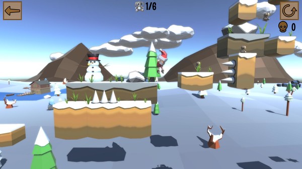 Santa in search of toys