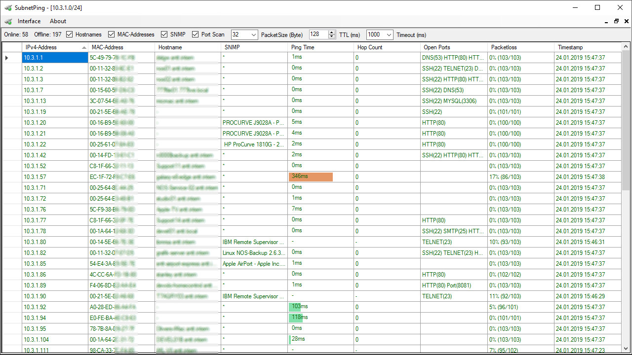#2. SubnetPing (Steam) 由: Dennis Sven Mittmann