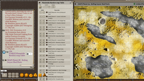 Fantasy Grounds - Meanders Map Pack: Planetside (Map Pack)