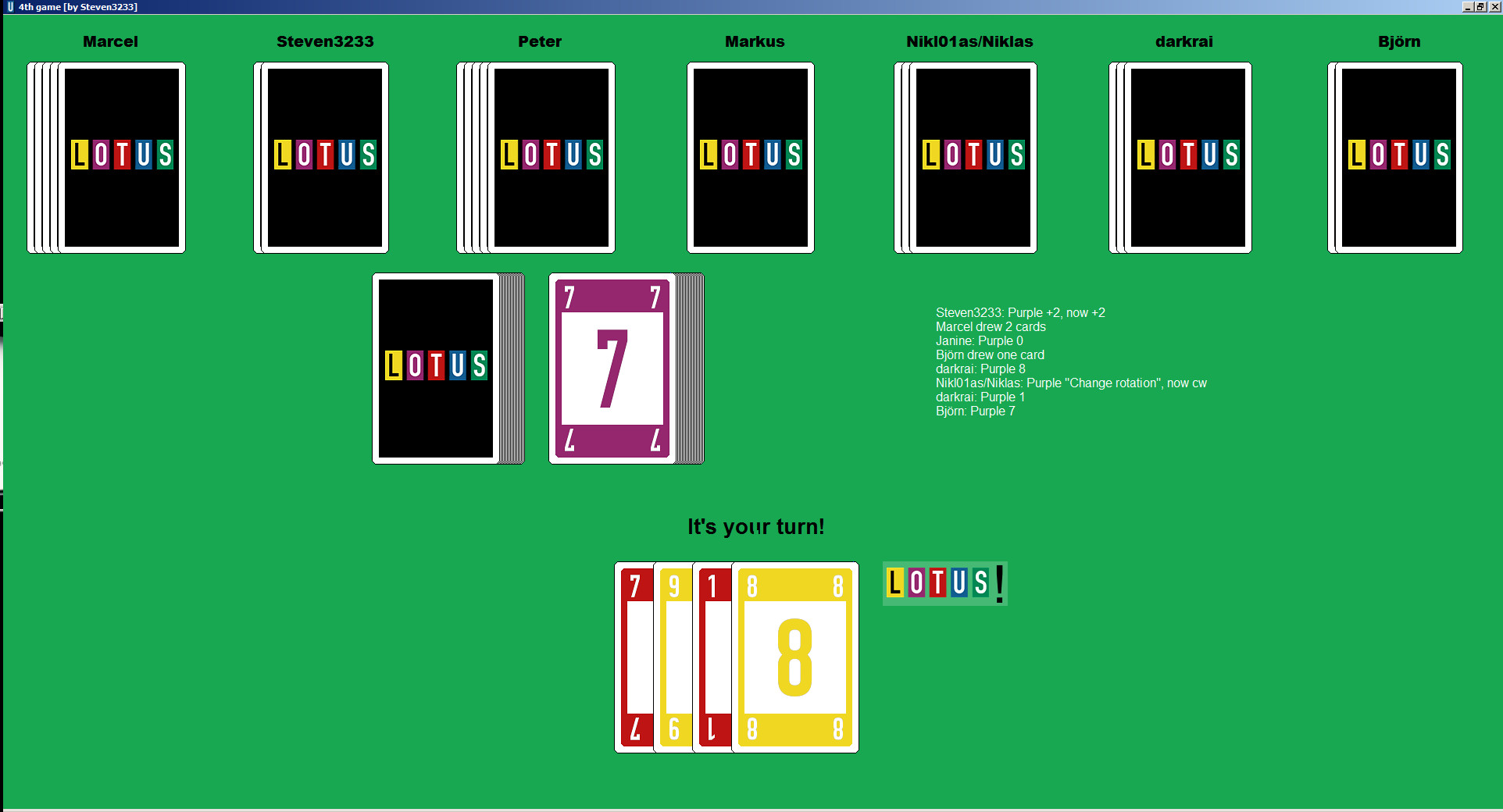 LOTUS Minigames: United Nations