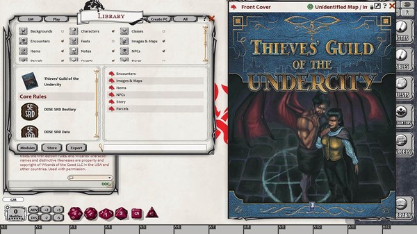 Fantasy Grounds - Thieves’ Guild of the Undercity (5E)