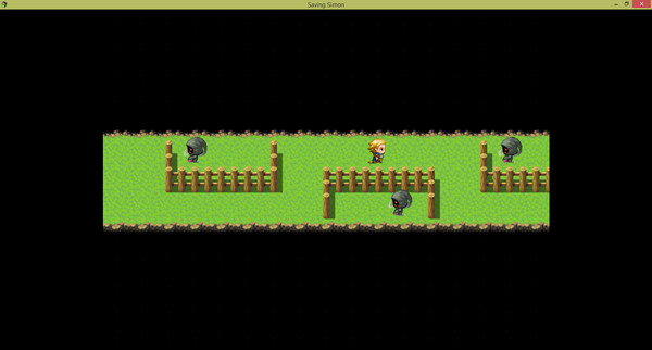 Screenshot z Saving Simon