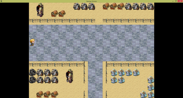 Screenshot z Saving Simon