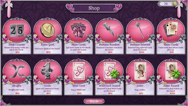 Screenshot z Jewel Match Solitaire L'Amour