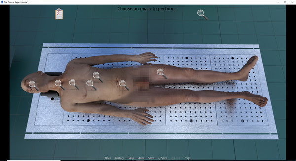 Screenshot z The Coroner Saga