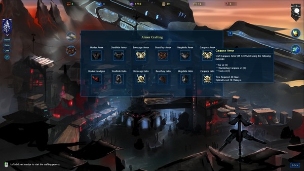 Screenshot z Nomads of the Fallen Star