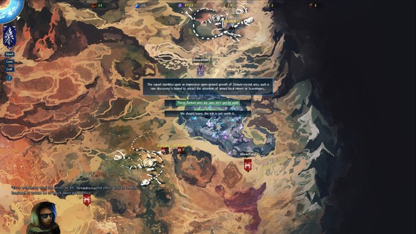 Screenshot z Nomads of the Fallen Star