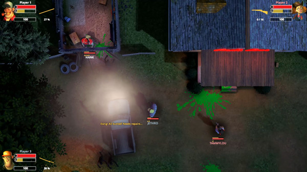 Screenshot z Whiskey & Zombies