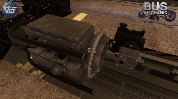 Screenshot z Bus Mechanic Simulator