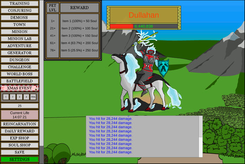 Screenshot z Wizard And Minion Idle