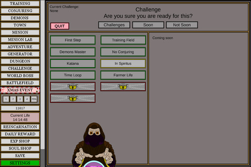 Screenshot z Wizard And Minion Idle
