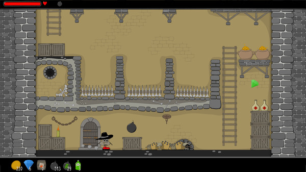 Screenshot z Dungeon Cleaning Express