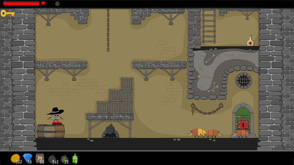 Screenshot z Dungeon Cleaning Express
