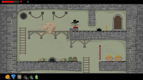 Screenshot z Dungeon Cleaning Express