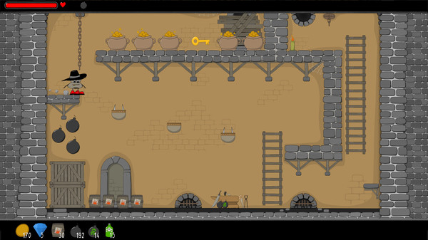 Screenshot z Dungeon Cleaning Express