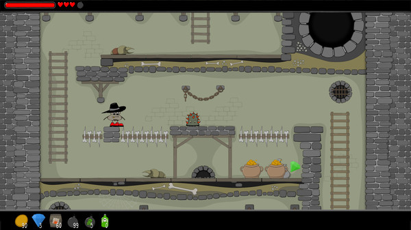 Screenshot z Dungeon Cleaning Express