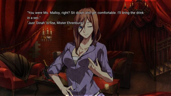 Screenshot z Dies irae ~Interview with Kaziklu Bey~