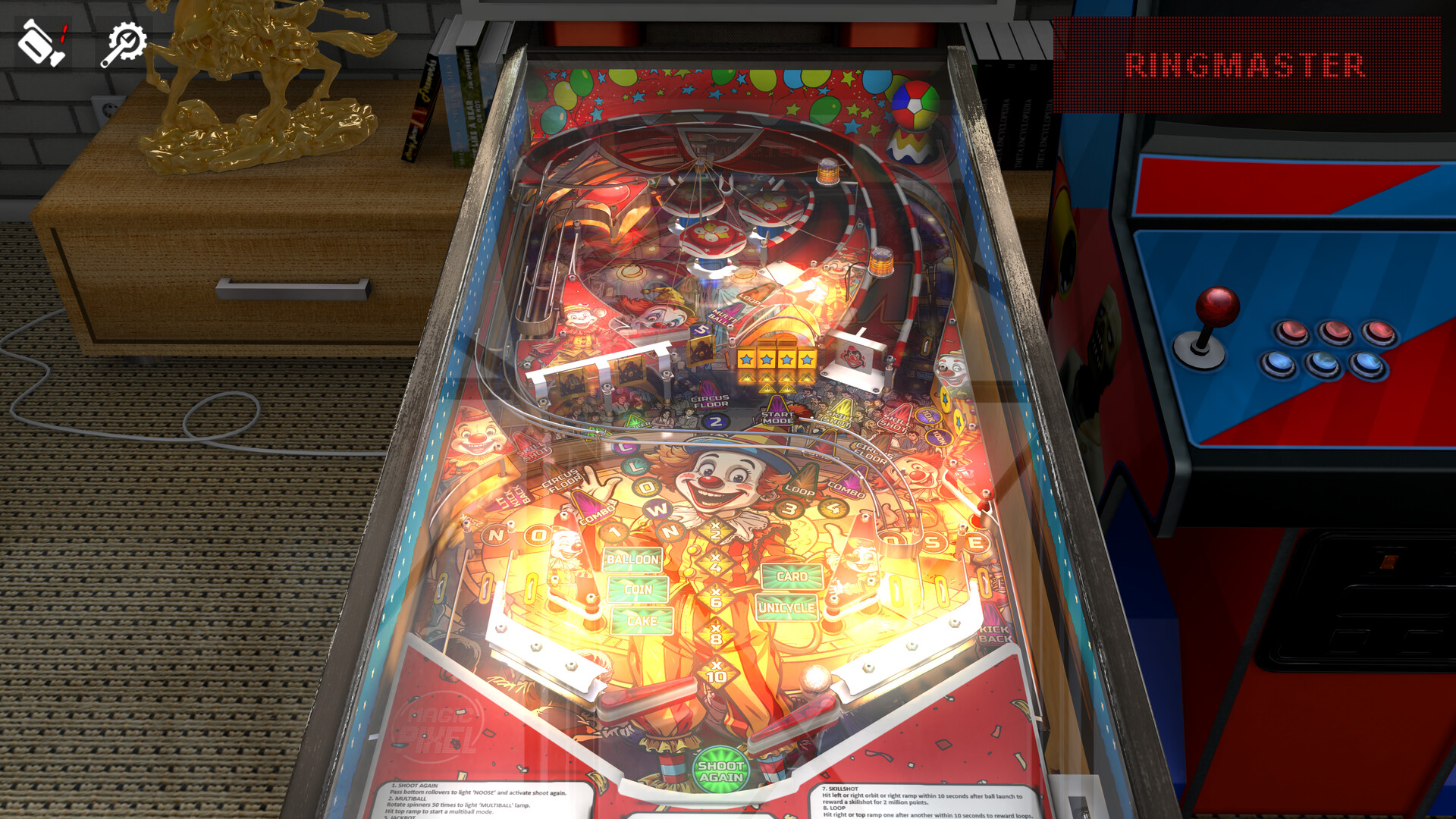 Zaccaria Pinball - Clown 2019 Table Featured Screenshot #1