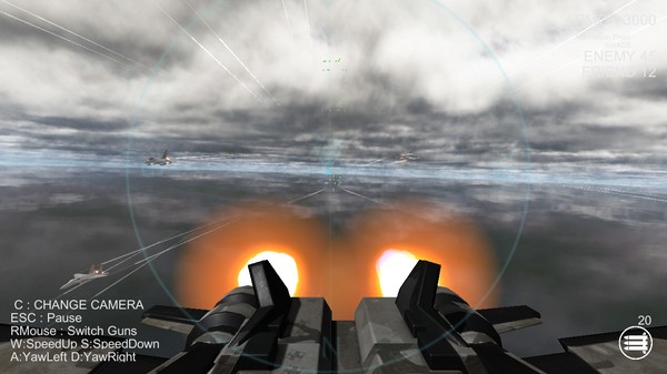 Screenshot z SkyGameChanger-AirCombat II-