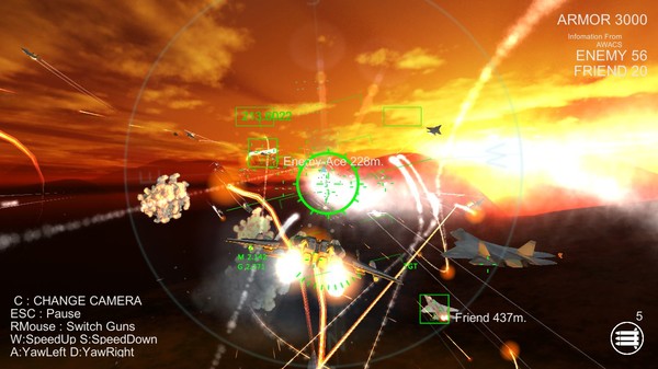 Screenshot z SkyGameChanger-AirCombat II-