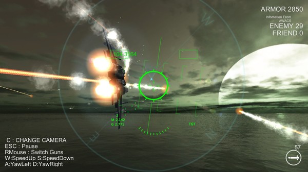 Screenshot z SkyGameChanger-AirCombat II-