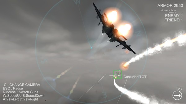 Screenshot z SkyGameChanger-AirCombat II-