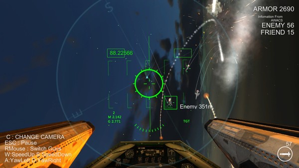 Screenshot z SkyGameChanger-AirCombat II-