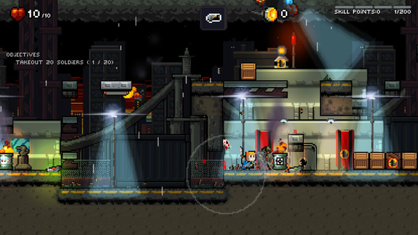 Screenshot z Gunslugs:Rogue Tactics