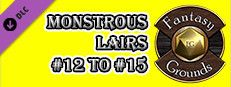 Fantasy Grounds - Monstrous Lairs #12 to #15: Medusas, Aboleth, Lizardfolk, and Bandits (Any Ruleset) Small Capsule Image