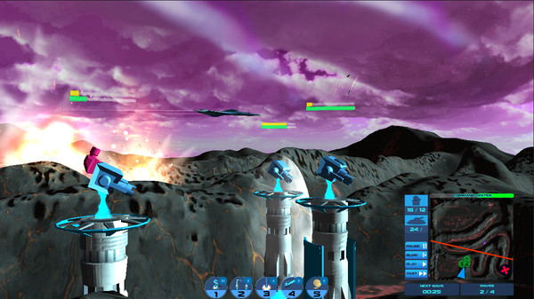 Screenshot z Galactic Tower Defense