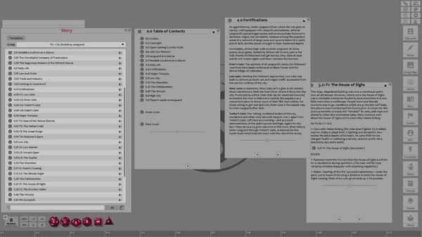 Fantasy Grounds - City Backdrop: Languard (5E)