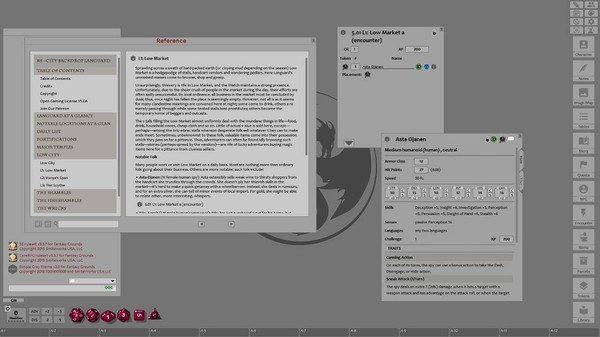 Fantasy Grounds - City Backdrop: Languard (5E)