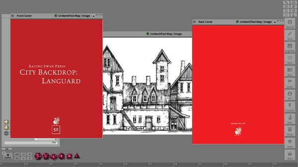 Fantasy Grounds - City Backdrop: Languard (5E)