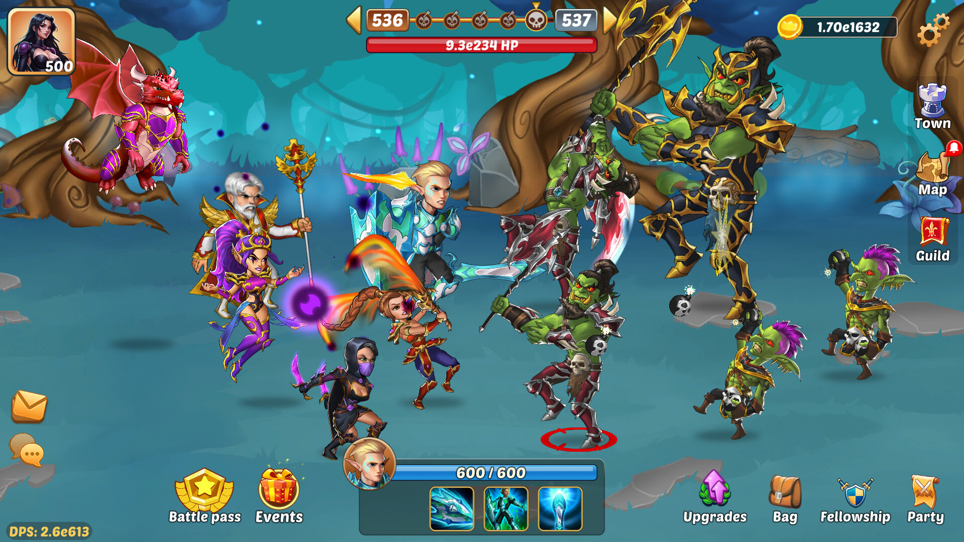 Firestone: Online Idle RPG screenshot 1