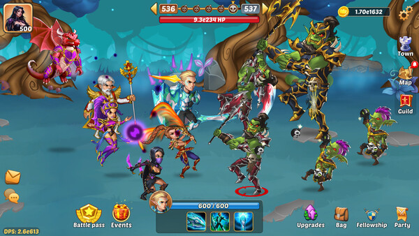 Firestone – Idle Clicker Online RPG screenshot 1