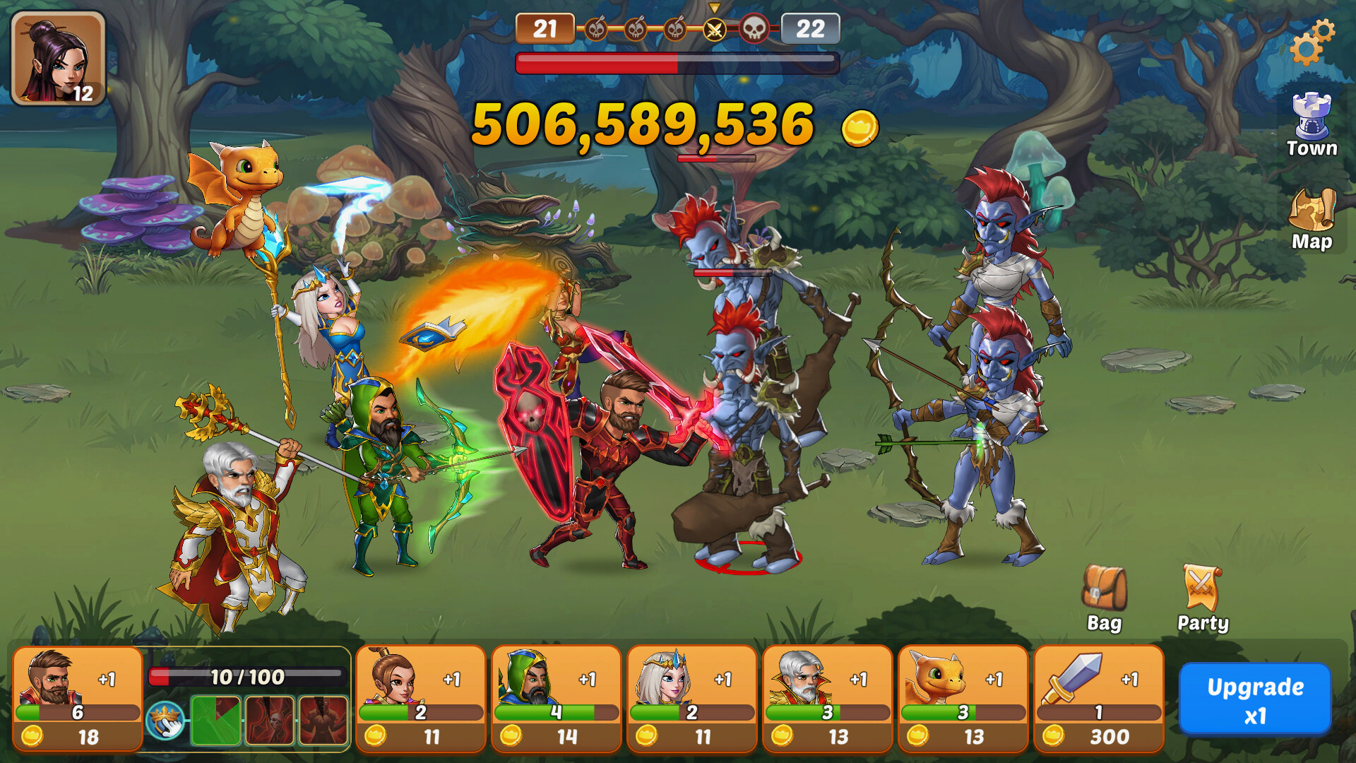 Firestone – Idle Clicker Online RPG screenshot 1