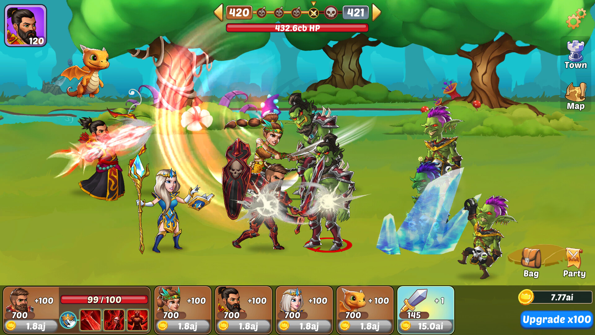 Screenshot of Firestone - Online Idle RPG