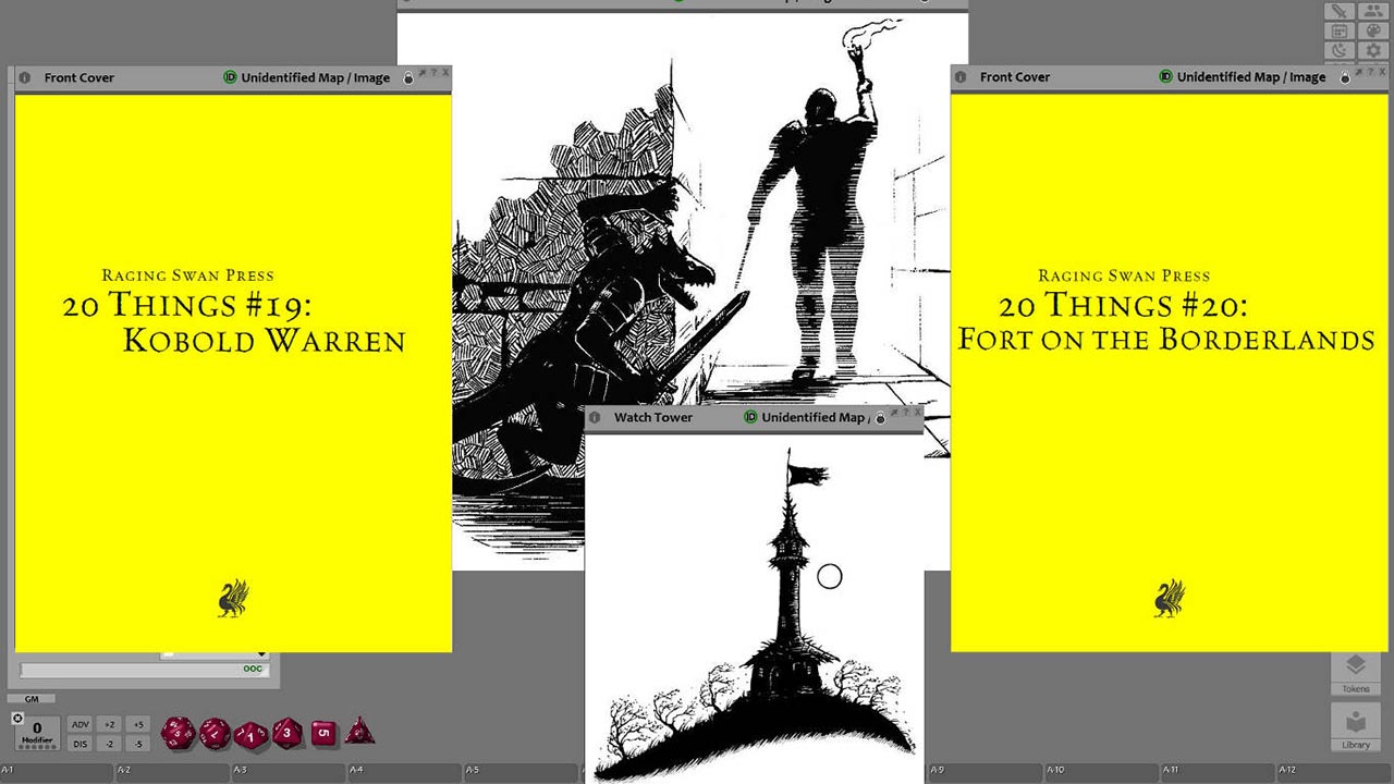 Fantasy Grounds - 20 Things #19 to #20: Kobold Warren, Fort on the Borderlands (Any Ruleset) screenshot 1