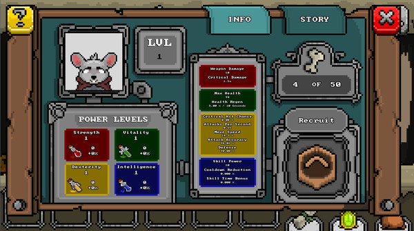 Screenshot z Rodent Warriors